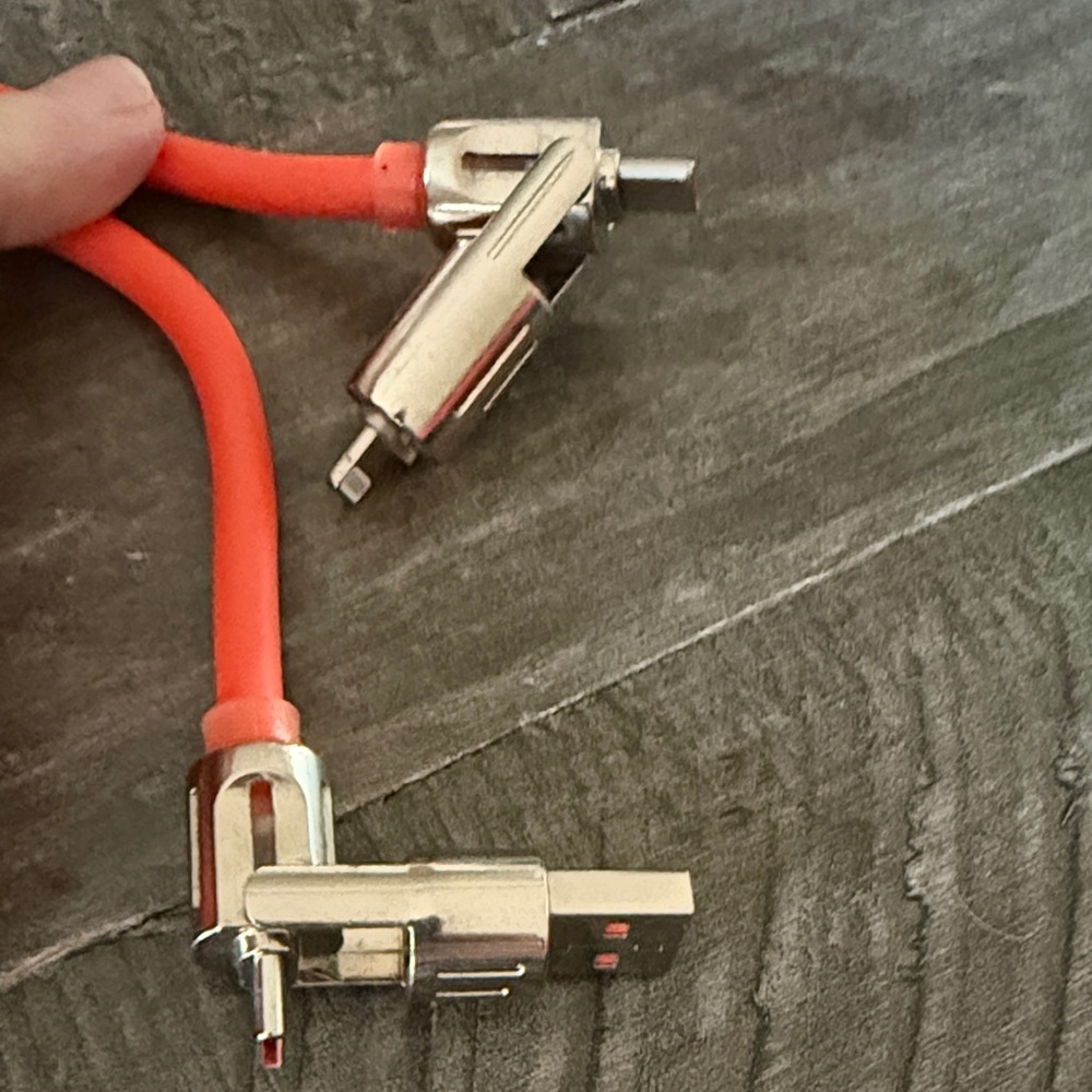 2-in-2 Fast Data Fast Charging Cable - NWT - Picture 2 of 6